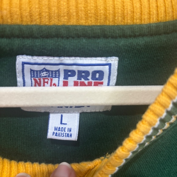 Pro Line Green Bay Packers Cotton Sweater Vest • Embroidered • Size L - Picture 3 of 4